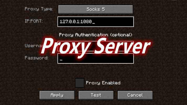 [1.16.5-1.18.2]Proxy Server Mod  第1张