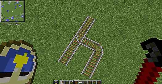 铁路Railcraft – 如何把转辙轨道的一个方向切换为另一个方向  第4张