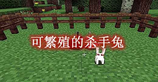 [1.12.2-1.19.1]可繁殖的杀手兔 Breedable Killer Rabbit Mod  第1张