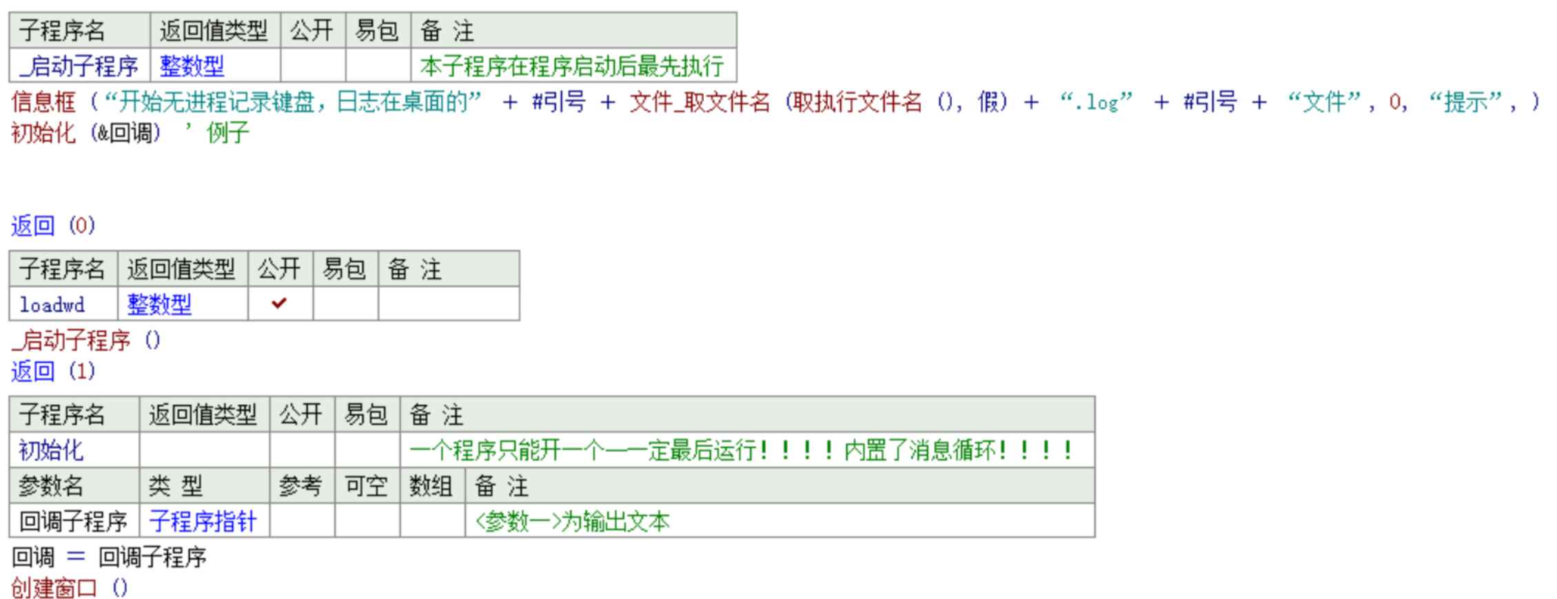  易语言无进程无痕键盘记录源码 第1张