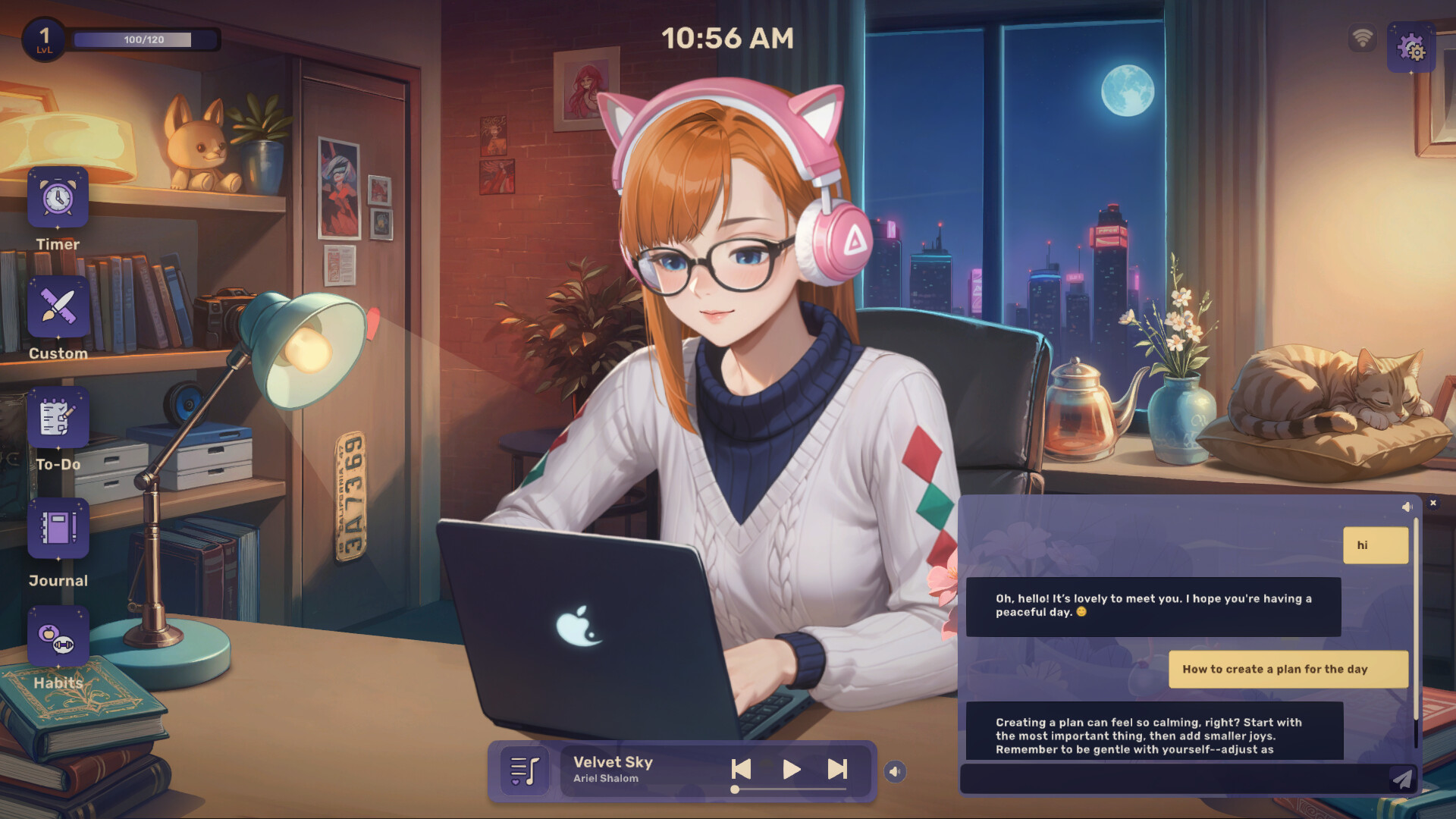 Lo-Fi女孩：AI助手/Lo-Fi Girl: AI Assistant  第2张